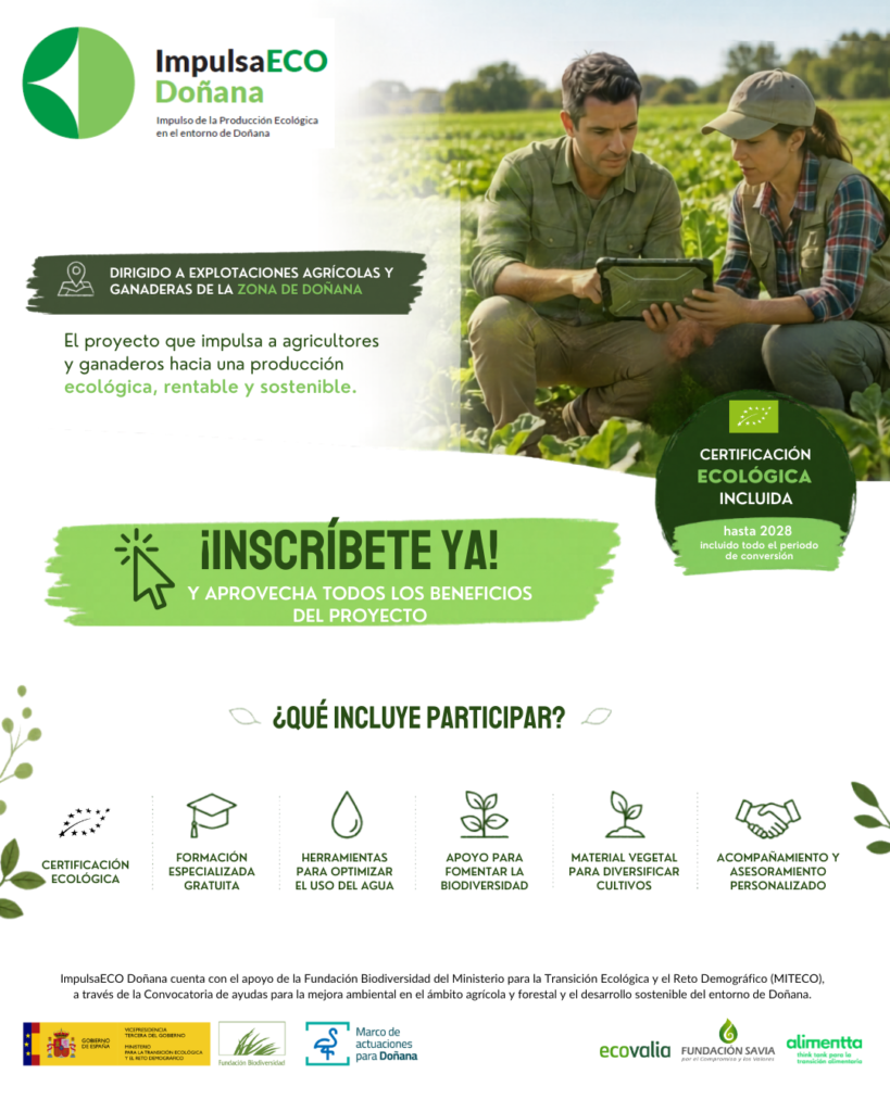 ImpulsaECO Doñana: beneficios e inscripción para las fincas participantes
